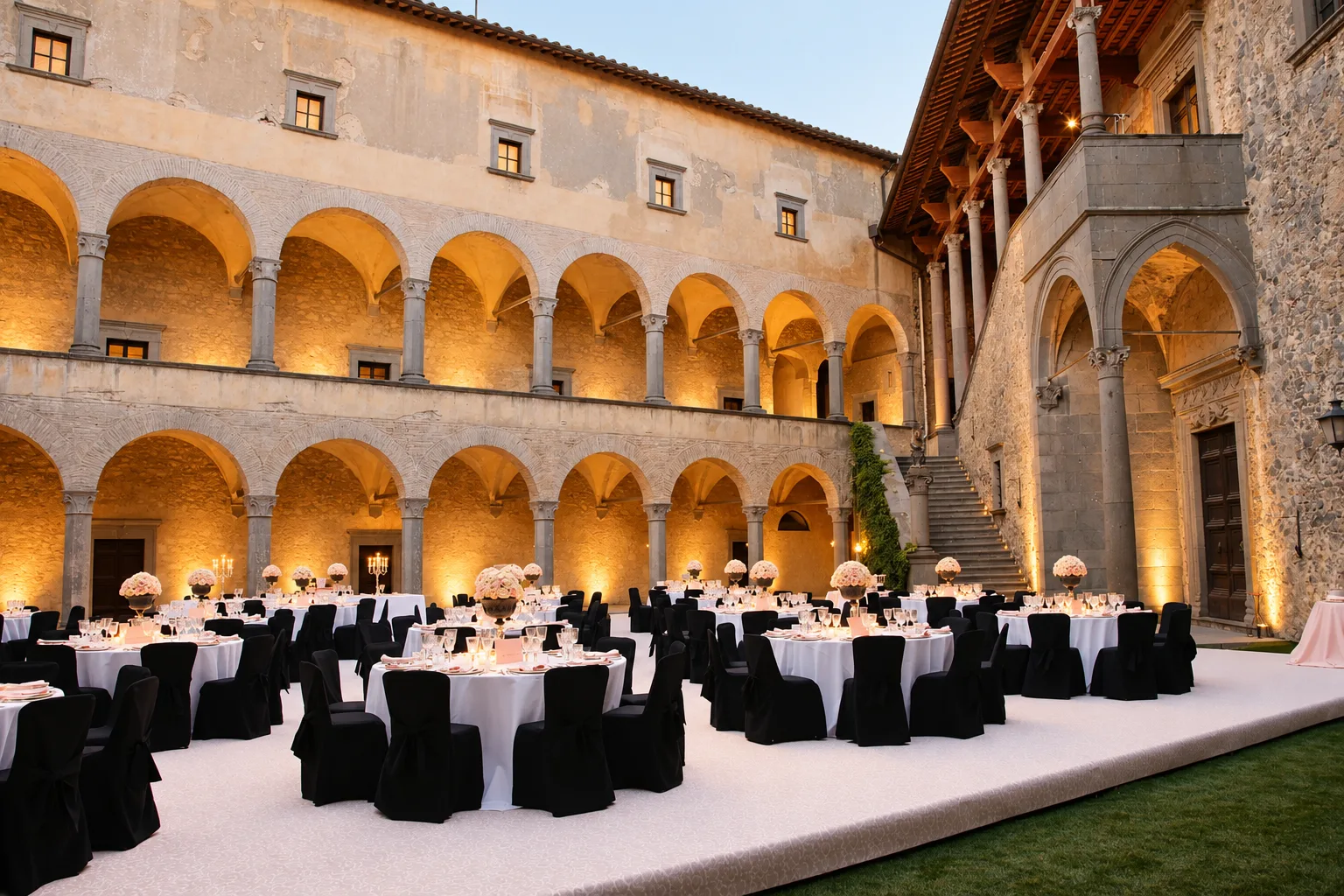 Lakeside wedding