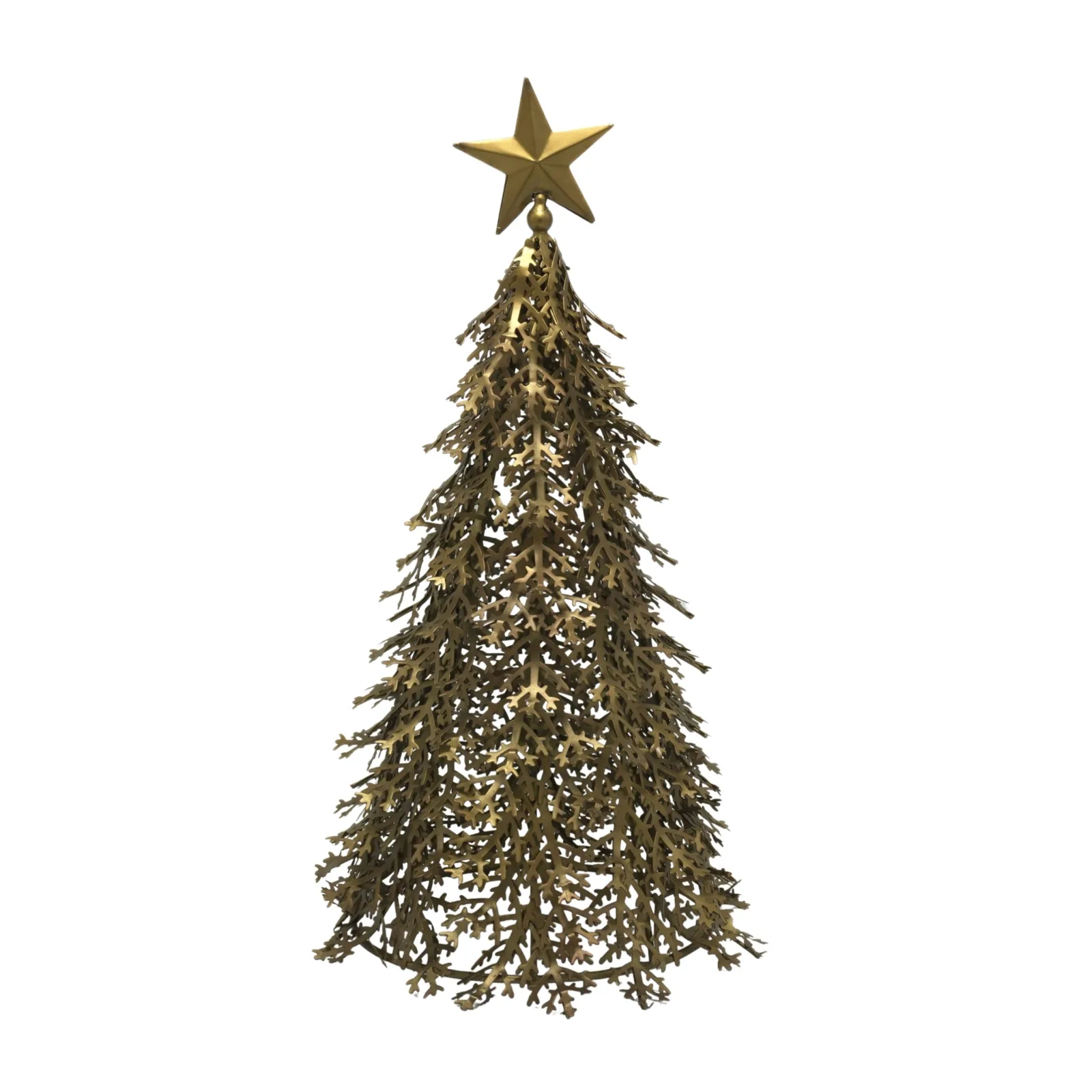 Albero Natale gold iron - noleggio natale Montineri