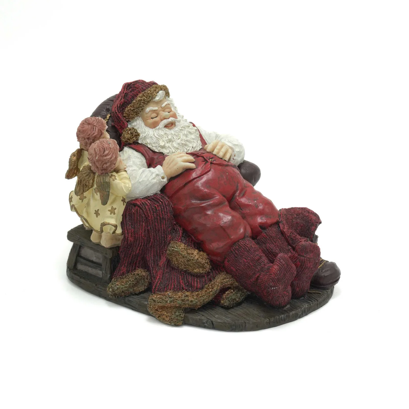 Babbo Natale resina dormiente - noleggio natale Montineri