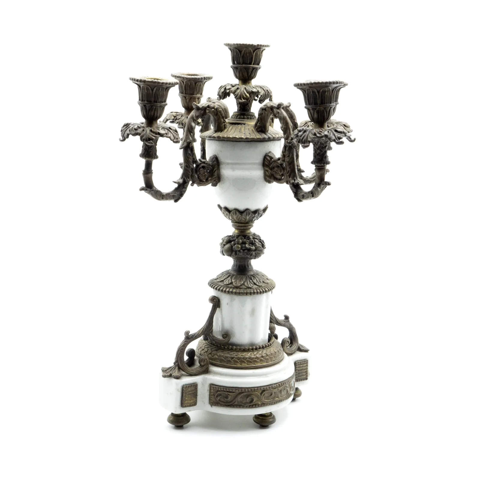 Candelabro bronzo Parigi - noleggio accessori in bronzo e ceramica Montineri
