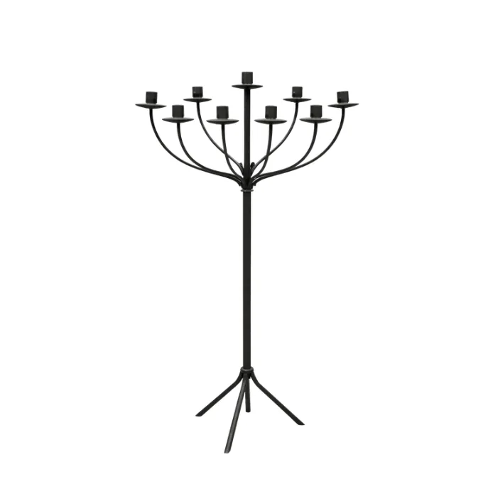 Candelabro ferro medio - noleggio candelabri e bugie Montineri