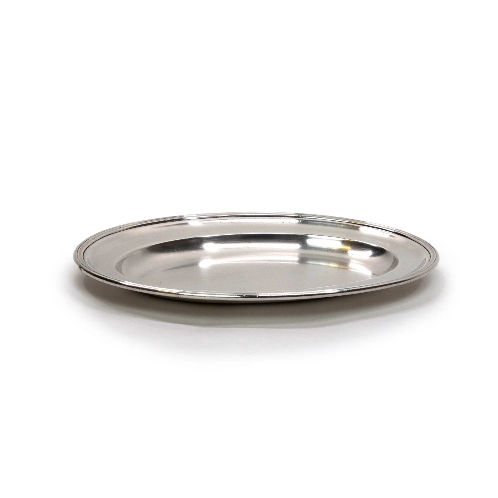 Piatto da portata tondo Sambonet Contour - noleggio accessori da buffet Montineri