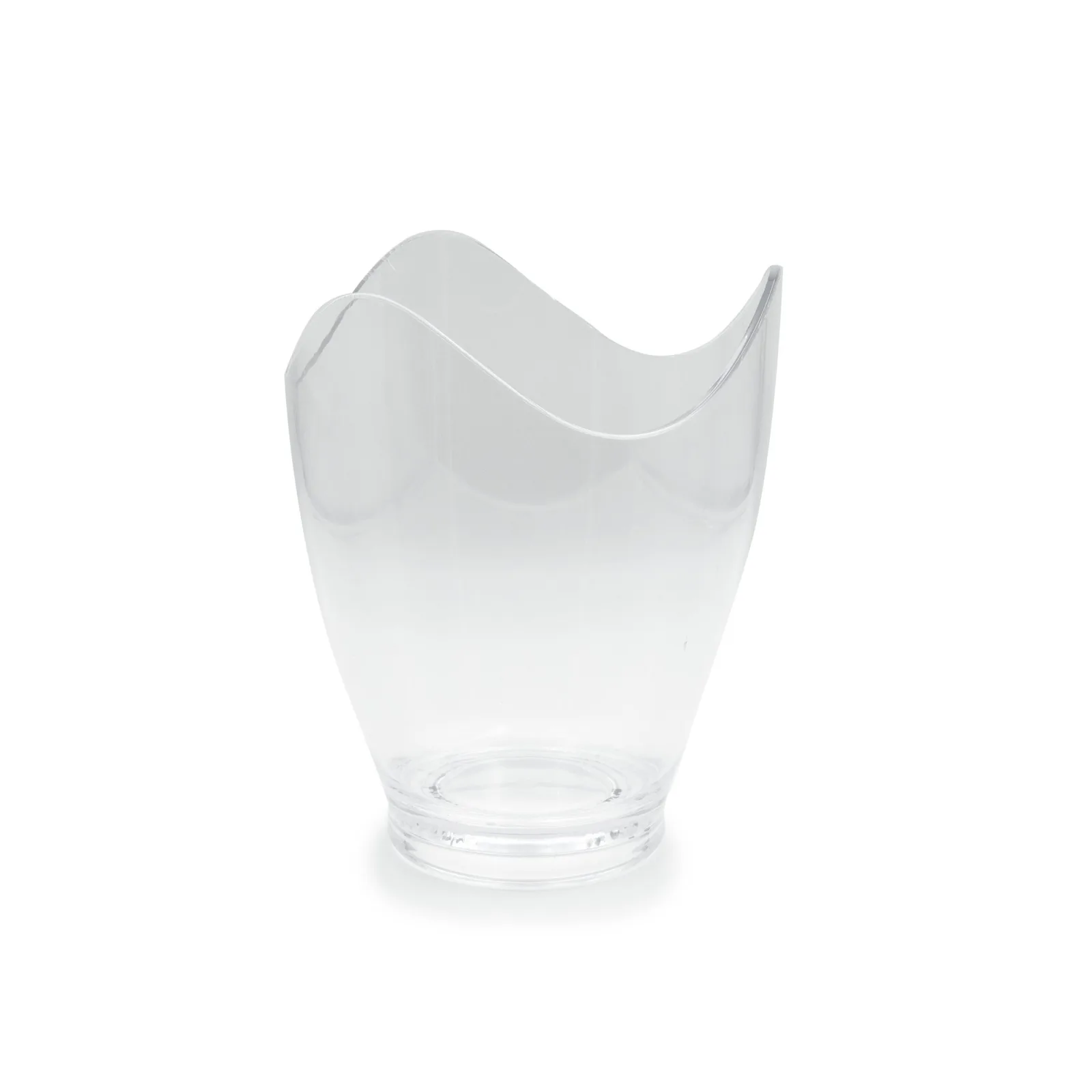 Secchiello ghiaccio in plexiglass tulipano - noleggio accessori da buffet Montineri
