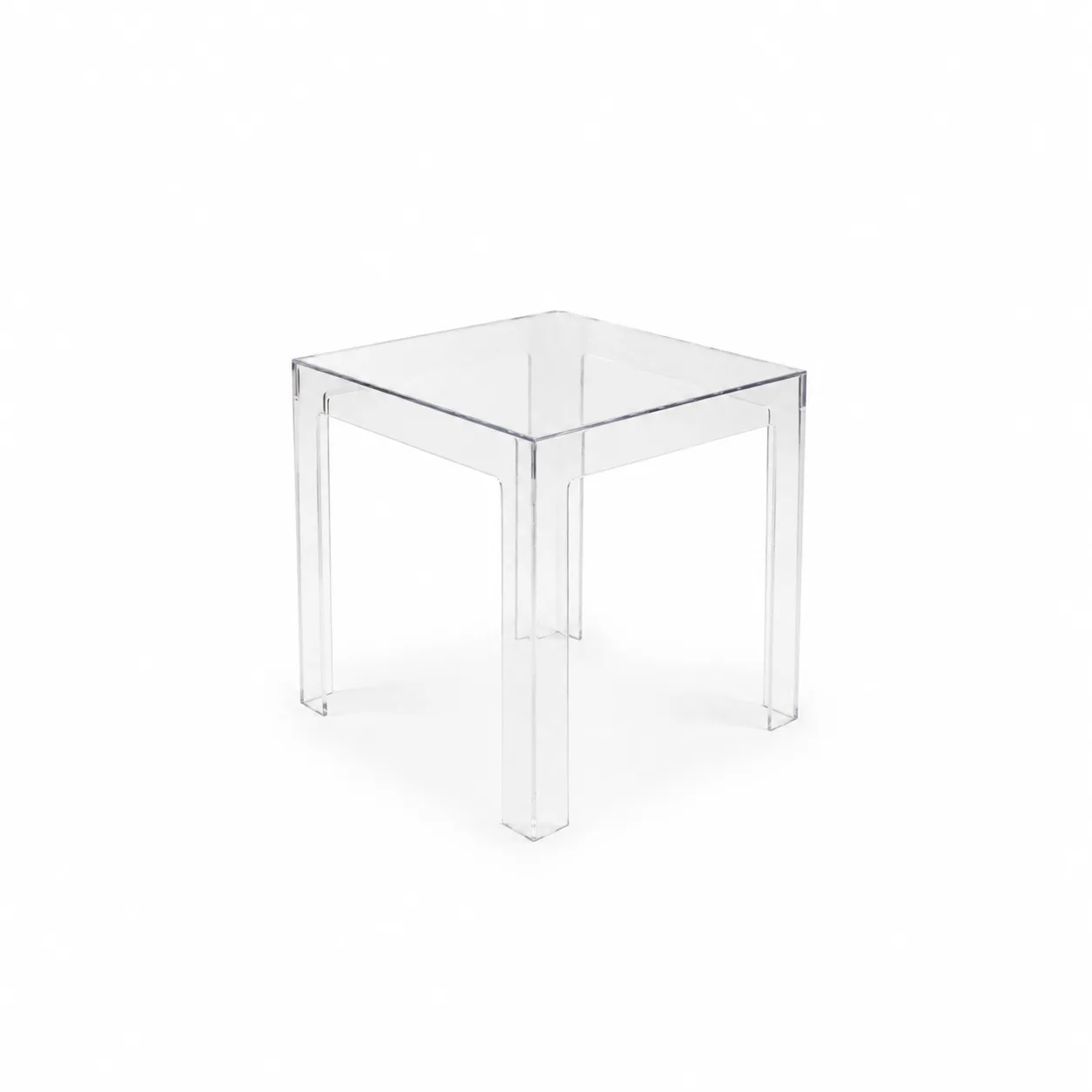 Tavolino Kartell trasparente - noleggio tavoli e banconi bar Montineri