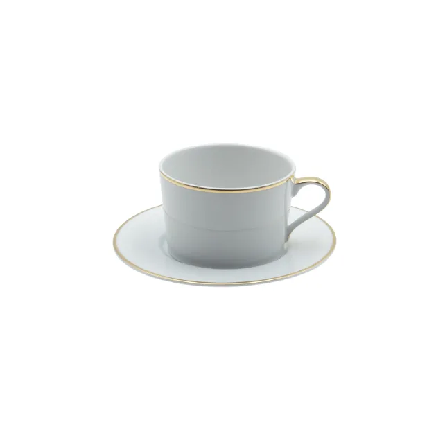Tazza da tè con piattino Ginger oro - noleggio servizi da tè e caffè Montineri