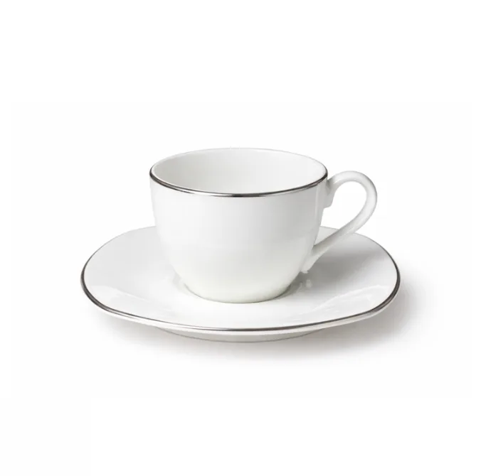 Tazza da tè con piattino vela - noleggio servizi da tè e caffè Montineri
