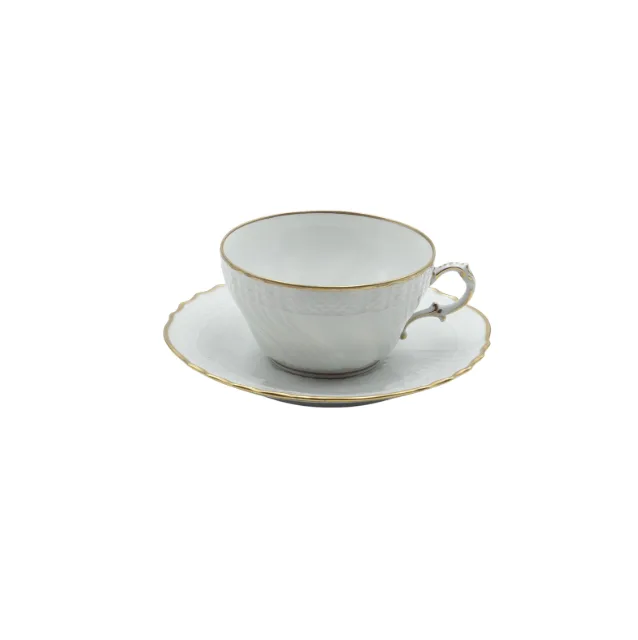 Tazza da tè con piattino VGO - noleggio servizi da tè e caffè Montineri