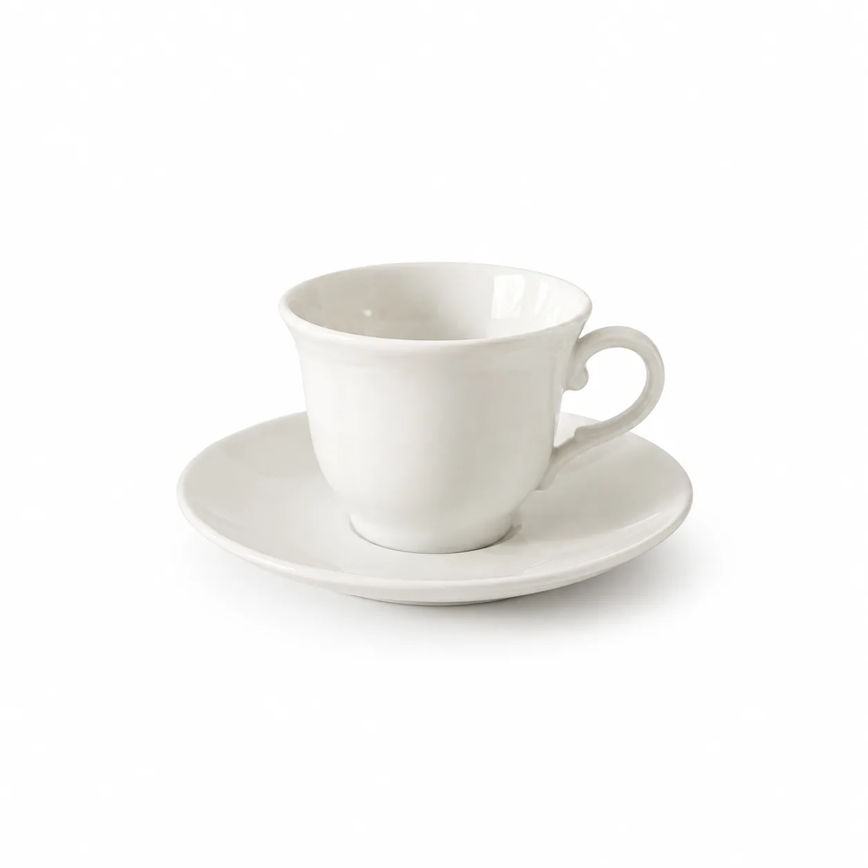 Tazza tè con piattino Vittoria - noleggio servizi da tè e caffè Montineri