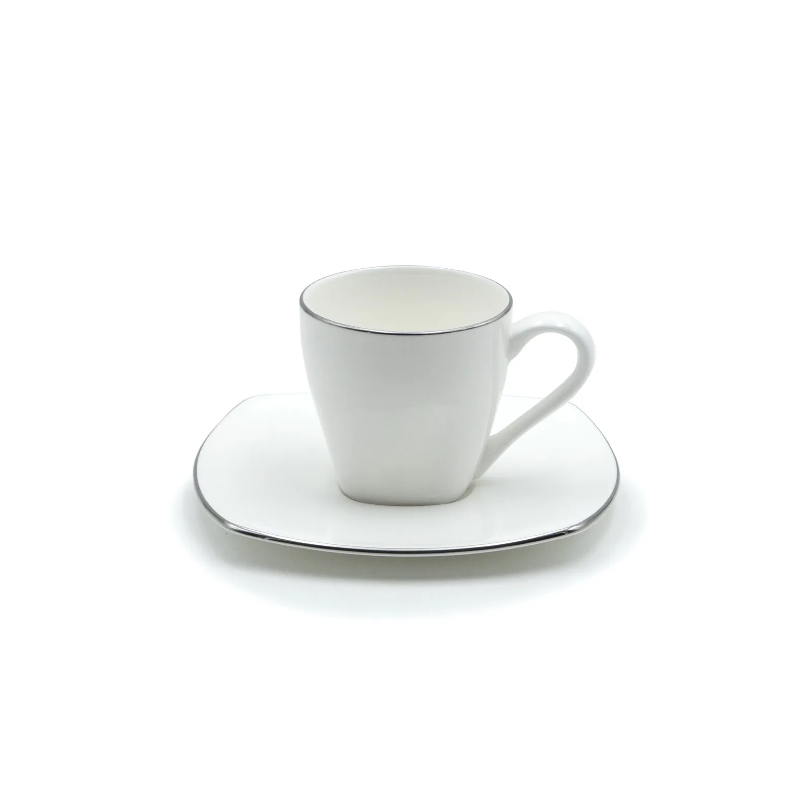 Tazzina da caffè vela filo platino - noleggio servizi da tè e caffè Montineri