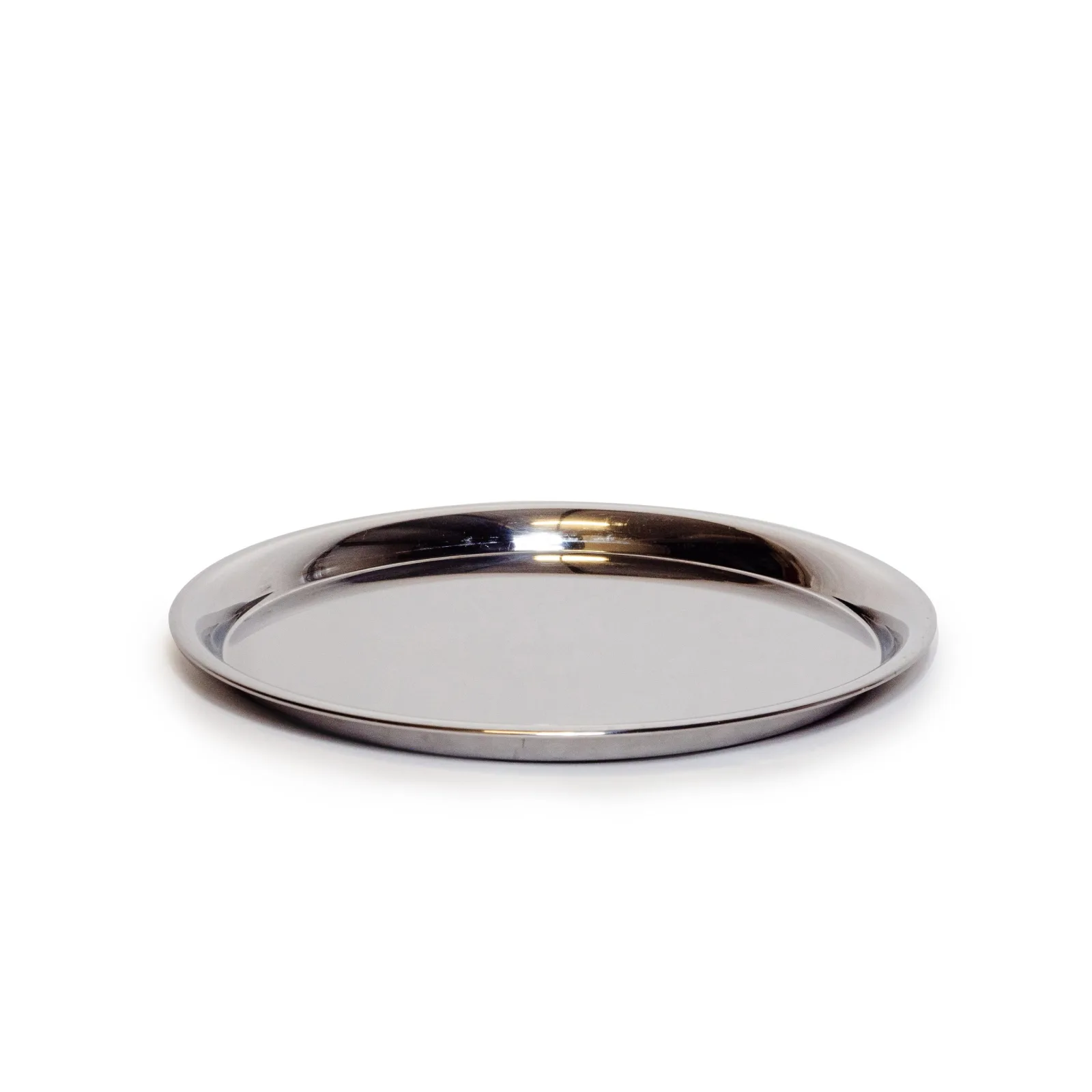 Vassoio tondo inox - noleggio accessori da buffet Montineri