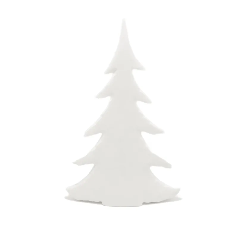 Albero Natale ceramica bianca - noleggio natale Montineri