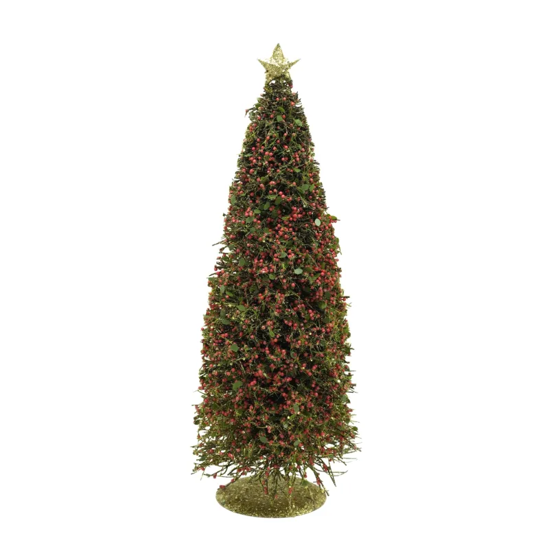 Albero Natale gold e rosso - noleggio natale Montineri