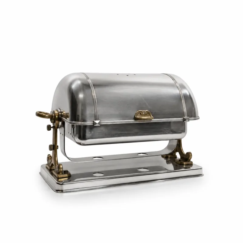 Chafing dish argento rettangolare - dettaglio 3