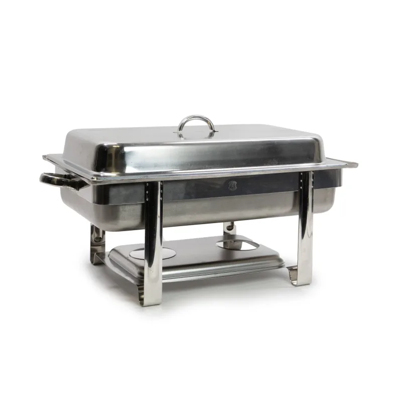 Chafing dish Inox rettangolare - noleggio accessori da buffet Montineri