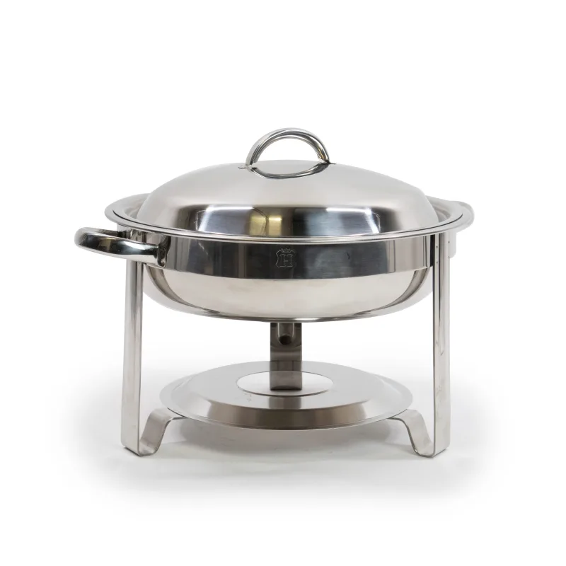Chafing dish inox tondo - noleggio accessori da buffet Montineri