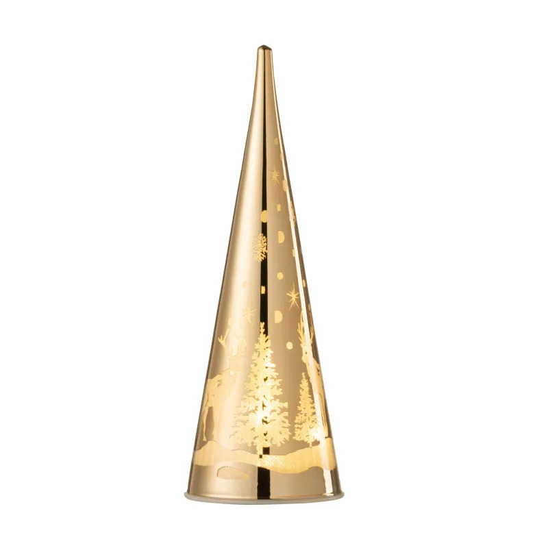 Cono Natale oro lux - noleggio natale Montineri