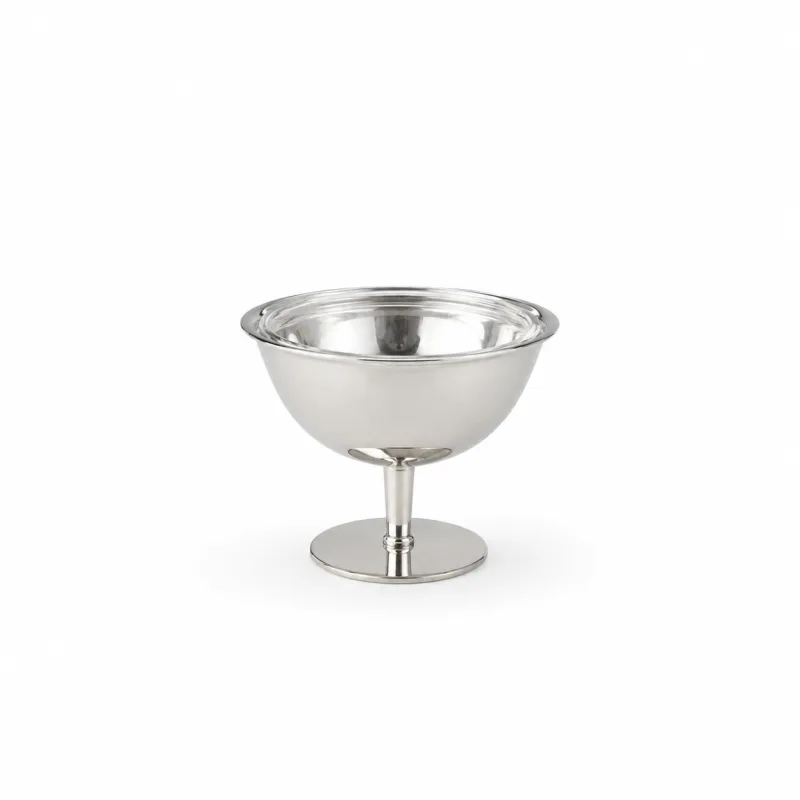 Coppetta argento cocktail scampi - noleggio coppette e monoporzioni Montineri