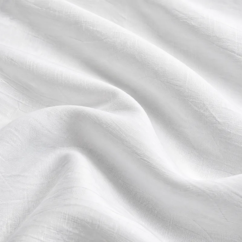 Shantung bianco - dettaglio 2