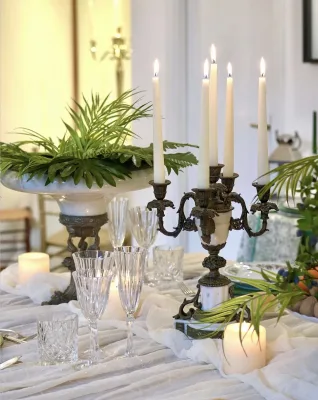 Candelabro bronzo Parigi - dettaglio 2