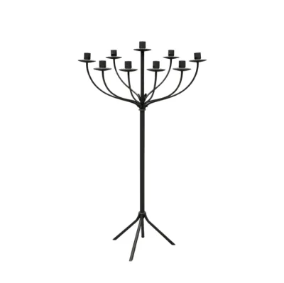 Candelabro ferro medio - noleggio candelabri e bugie Montineri