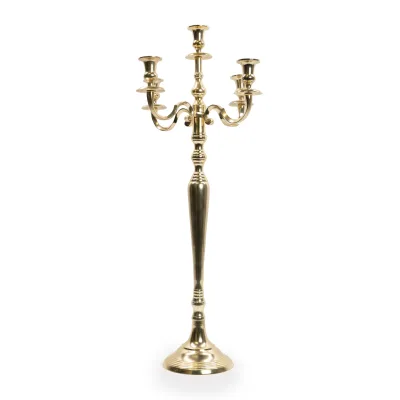 Candelabro Metallo Oro opaco - dettaglio 3