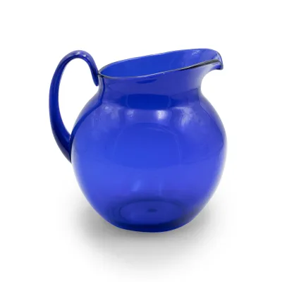 Caraffa plex trasparente vari colori - blu royal