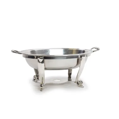 Chafing Dish argento ovale - dettaglio 2