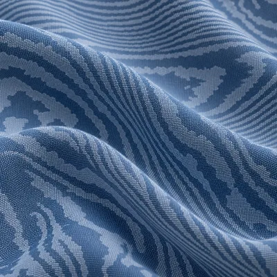 Fiandra blu moire - dettaglio 3