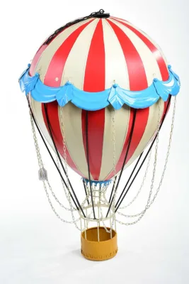 Mongolfiera in latta - dettaglio 2