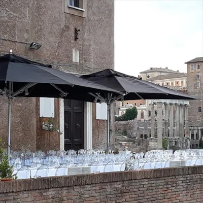 Ombrellone nero - dettaglio 3